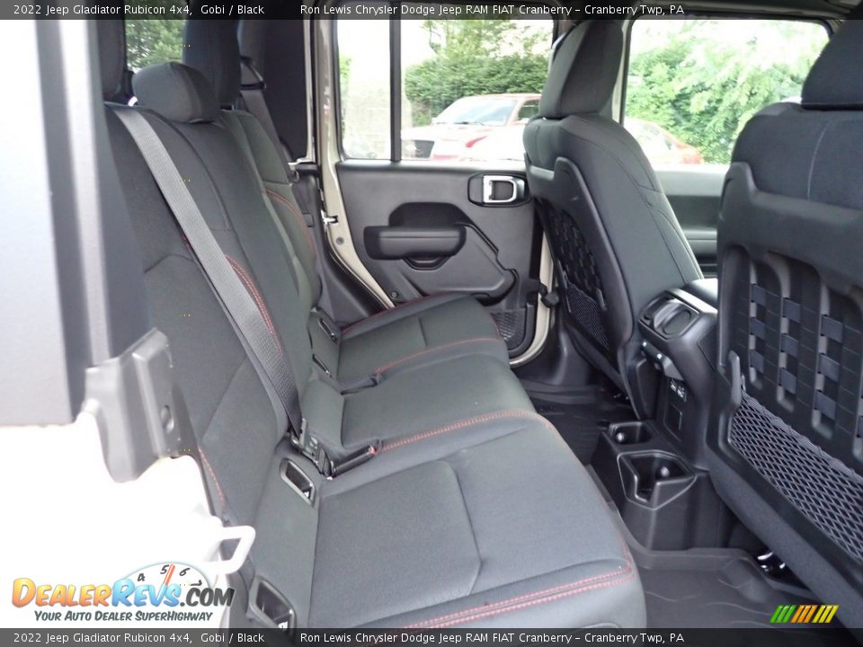 Rear Seat of 2022 Jeep Gladiator Rubicon 4x4 Photo #11
