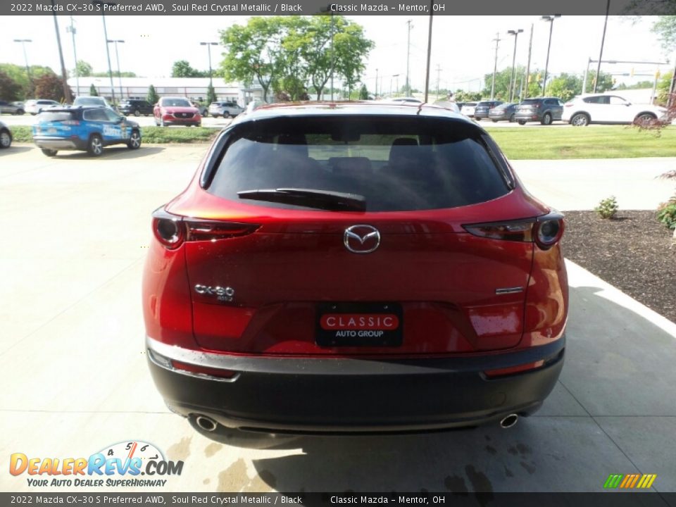 2022 Mazda CX-30 S Preferred AWD Soul Red Crystal Metallic / Black Photo #5