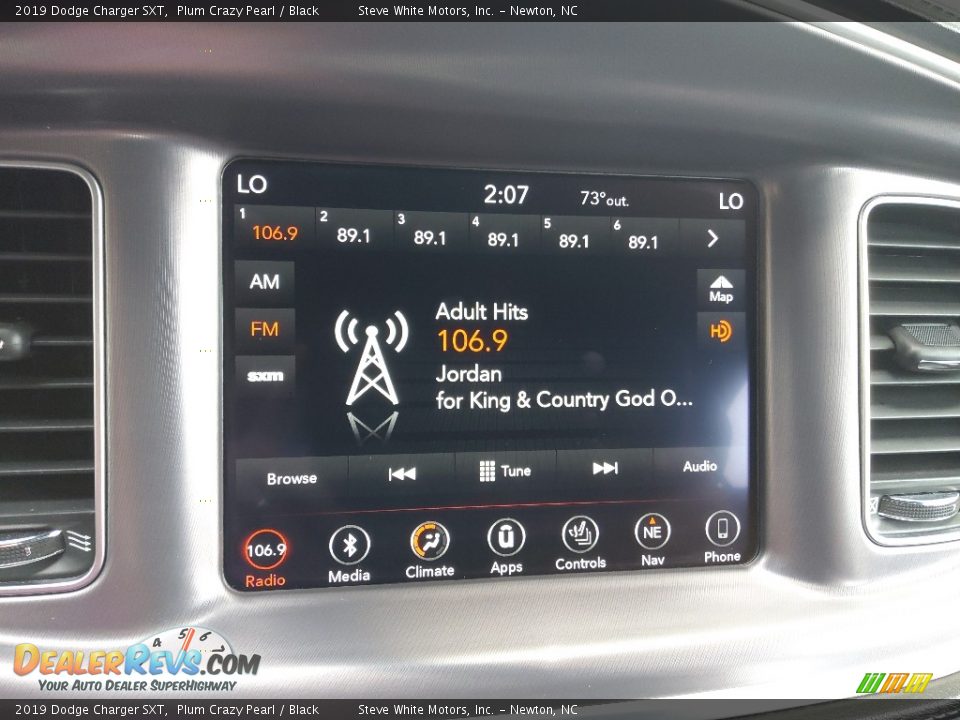 2019 Dodge Charger SXT Plum Crazy Pearl / Black Photo #22