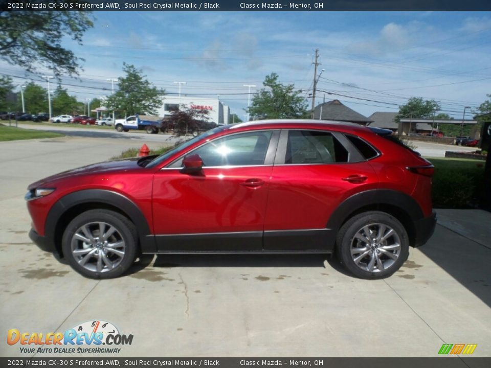 2022 Mazda CX-30 S Preferred AWD Soul Red Crystal Metallic / Black Photo #6