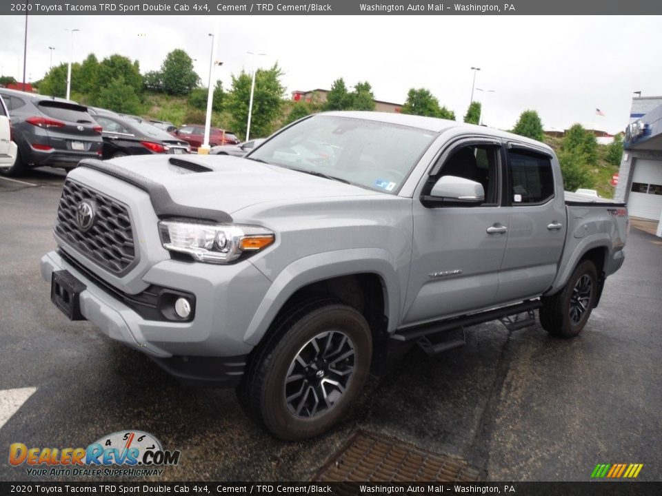 2020 Toyota Tacoma TRD Sport Double Cab 4x4 Cement / TRD Cement/Black Photo #7