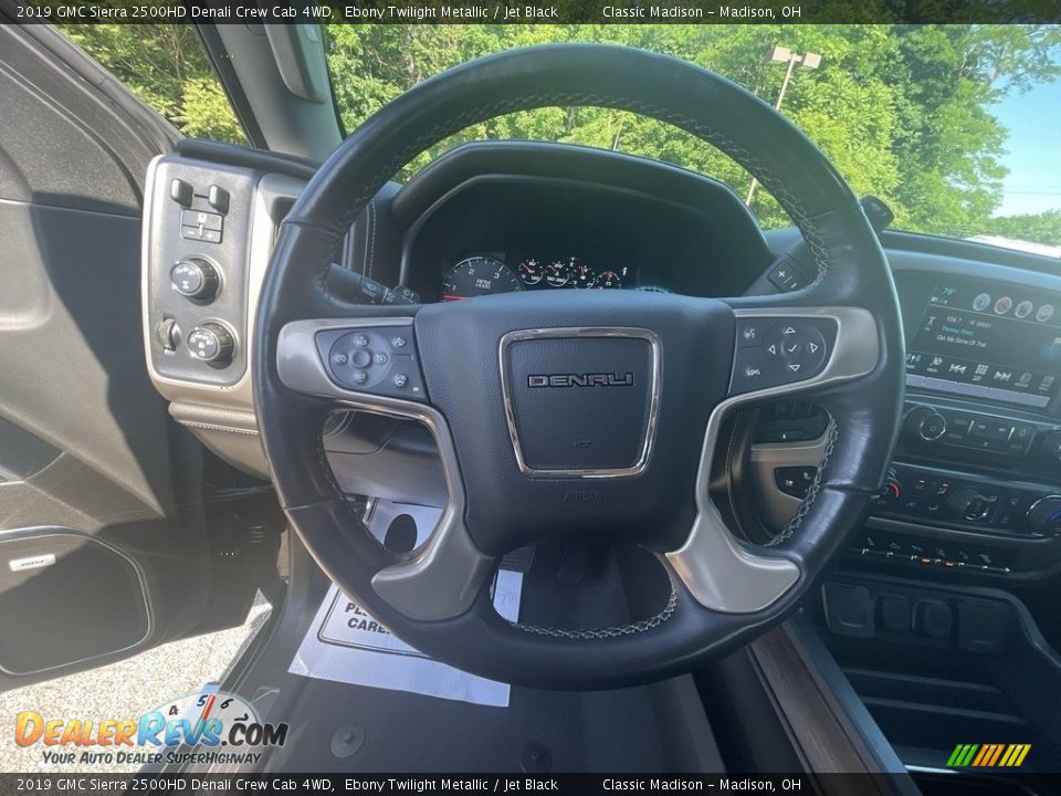 2019 GMC Sierra 2500HD Denali Crew Cab 4WD Ebony Twilight Metallic / Jet Black Photo #9