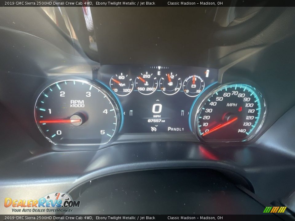 2019 GMC Sierra 2500HD Denali Crew Cab 4WD Ebony Twilight Metallic / Jet Black Photo #10