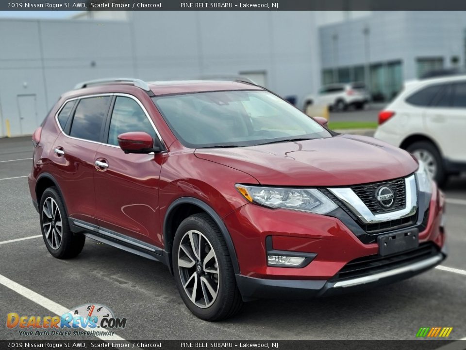 2019 Nissan Rogue SL AWD Scarlet Ember / Charcoal Photo #3