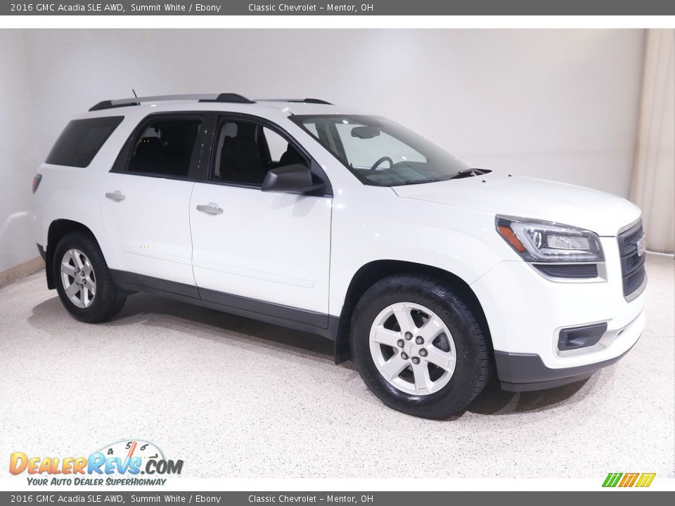 2016 GMC Acadia SLE AWD Summit White / Ebony Photo #1