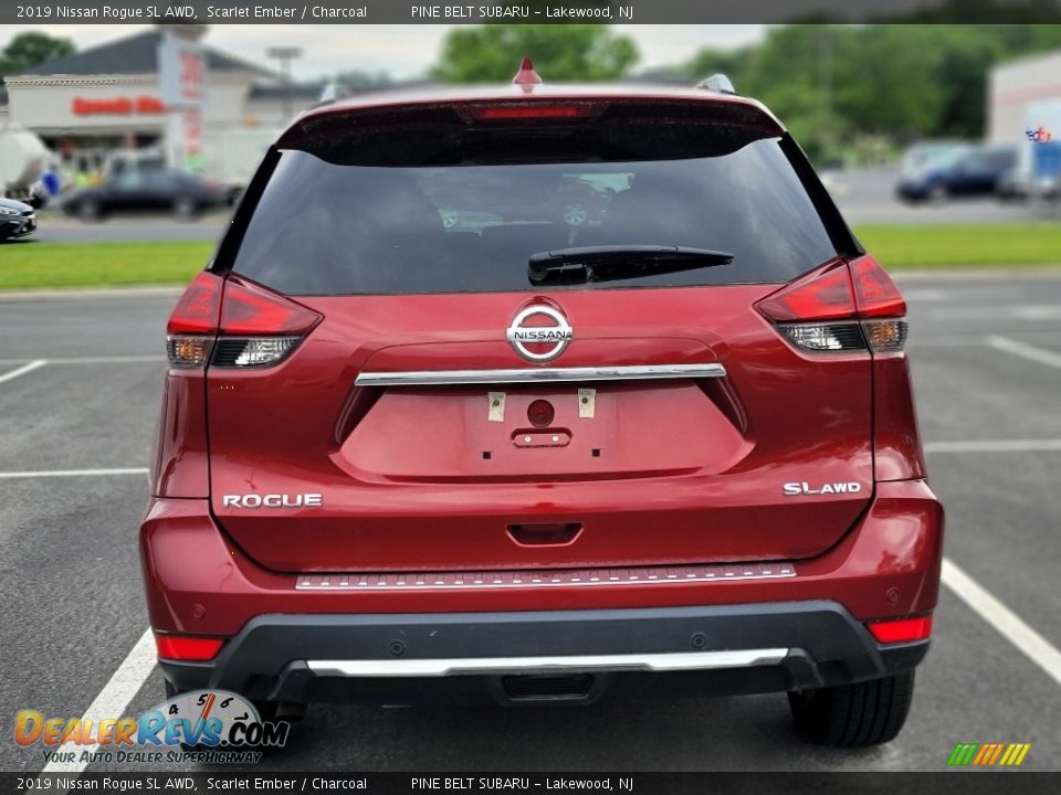 2019 Nissan Rogue SL AWD Scarlet Ember / Charcoal Photo #7