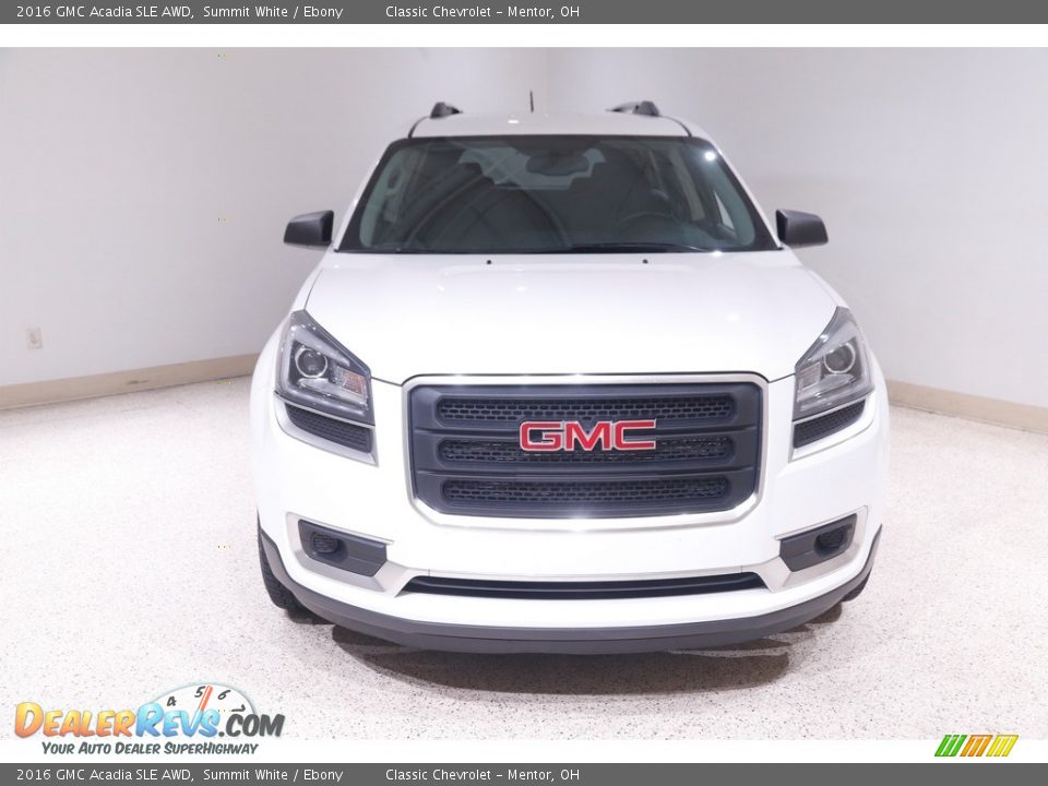 2016 GMC Acadia SLE AWD Summit White / Ebony Photo #2