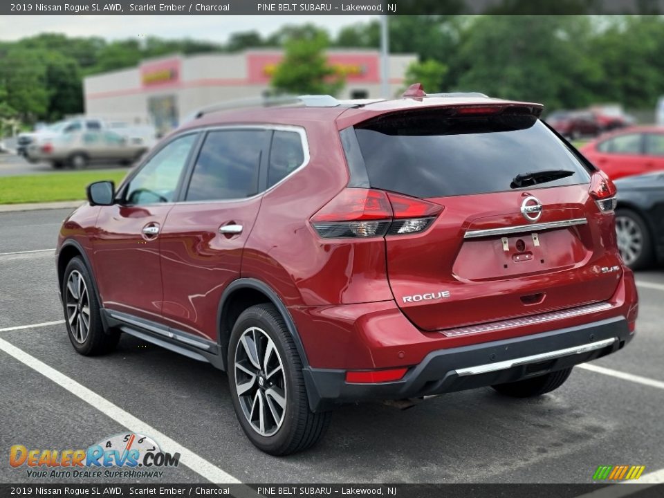 2019 Nissan Rogue SL AWD Scarlet Ember / Charcoal Photo #8