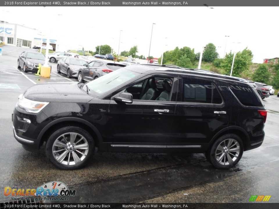 2018 Ford Explorer Limited 4WD Shadow Black / Ebony Black Photo #6