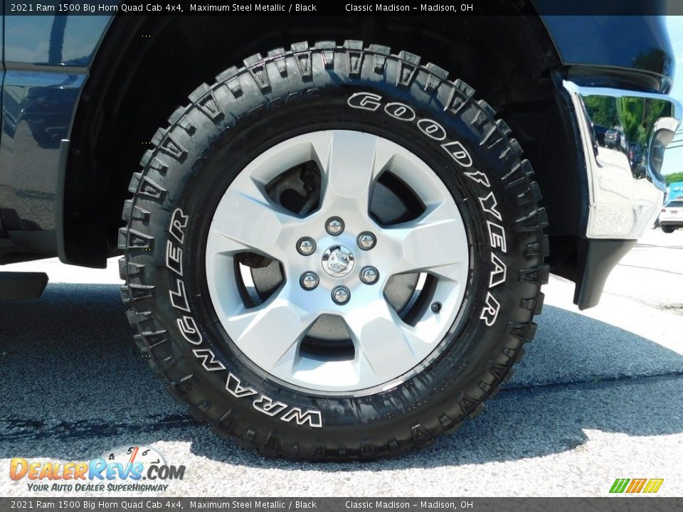 2021 Ram 1500 Big Horn Quad Cab 4x4 Maximum Steel Metallic / Black Photo #6