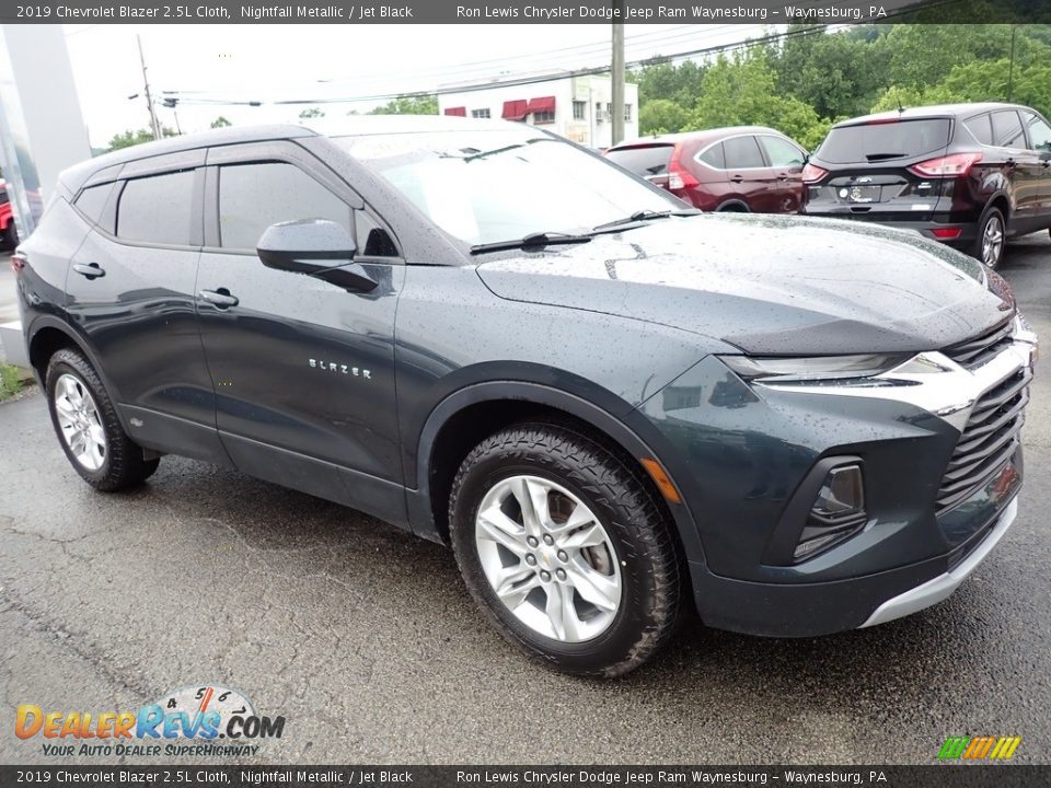 2019 Chevrolet Blazer 2.5L Cloth Nightfall Metallic / Jet Black Photo #8