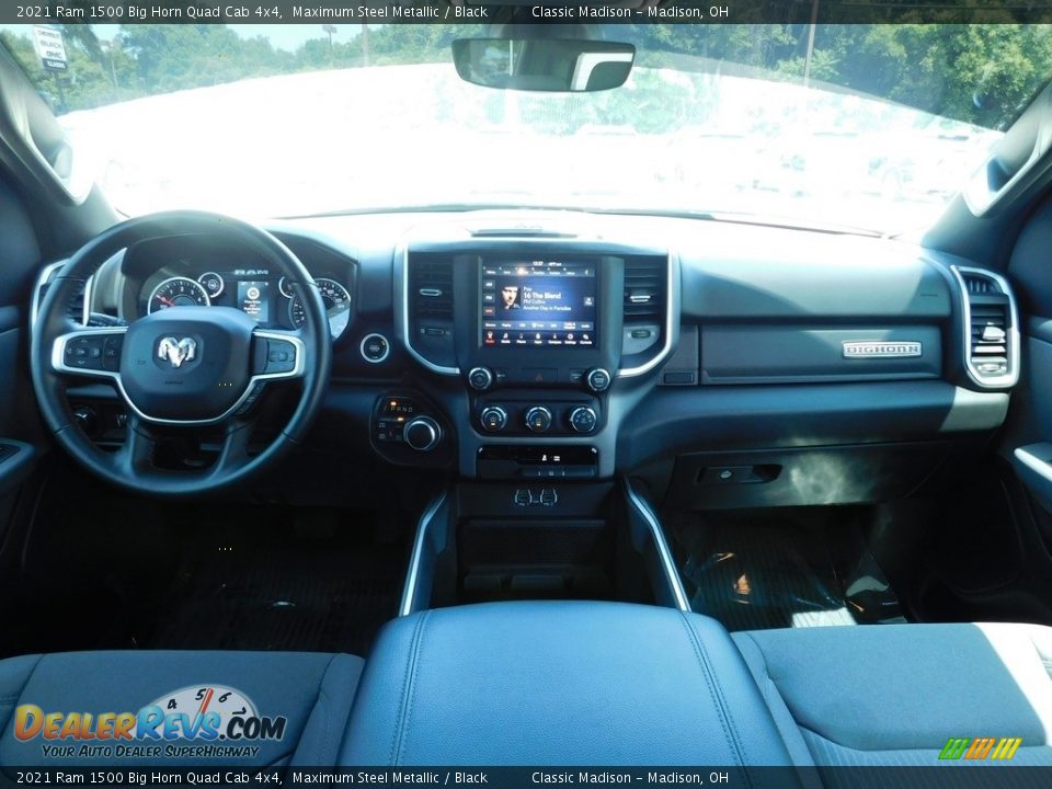 2021 Ram 1500 Big Horn Quad Cab 4x4 Maximum Steel Metallic / Black Photo #9