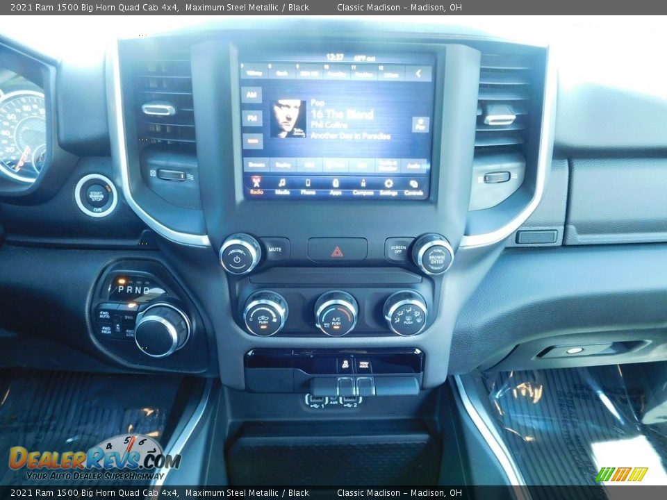 2021 Ram 1500 Big Horn Quad Cab 4x4 Maximum Steel Metallic / Black Photo #12