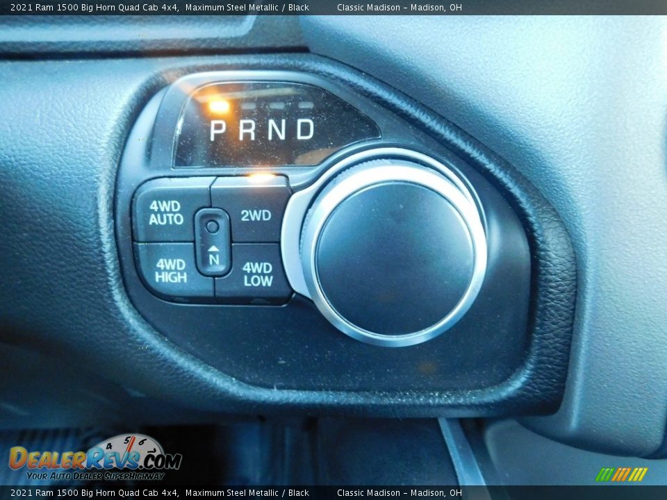 2021 Ram 1500 Big Horn Quad Cab 4x4 Maximum Steel Metallic / Black Photo #15