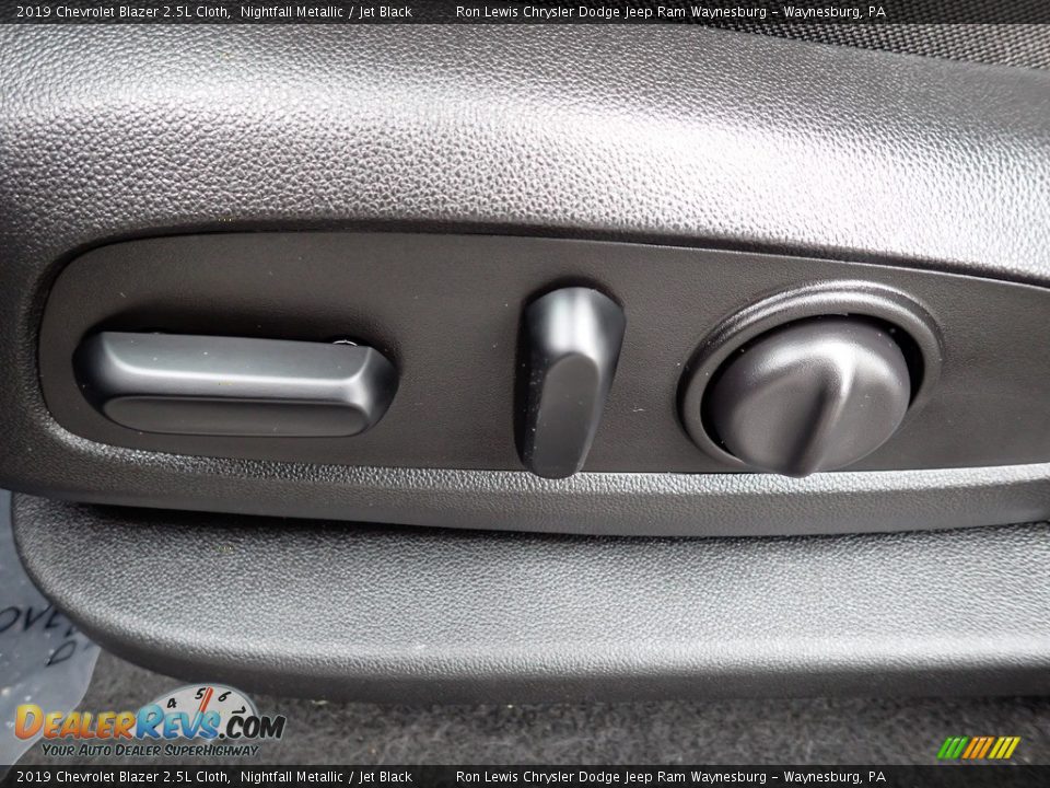 2019 Chevrolet Blazer 2.5L Cloth Nightfall Metallic / Jet Black Photo #16