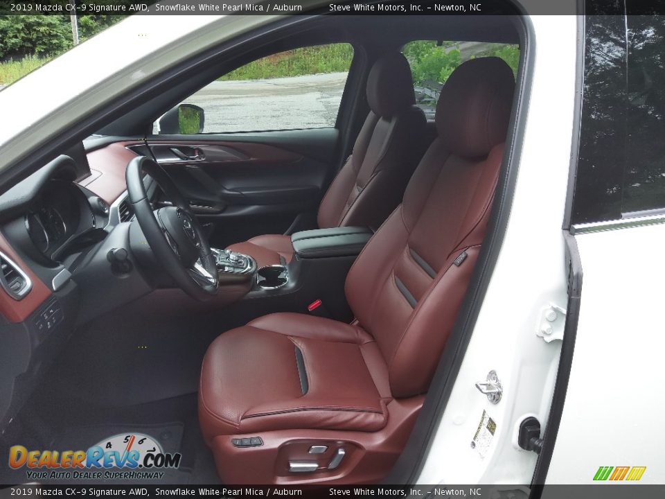 Auburn Interior - 2019 Mazda CX-9 Signature AWD Photo #13