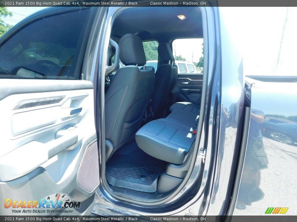 2021 Ram 1500 Big Horn Quad Cab 4x4 Maximum Steel Metallic / Black Photo #16