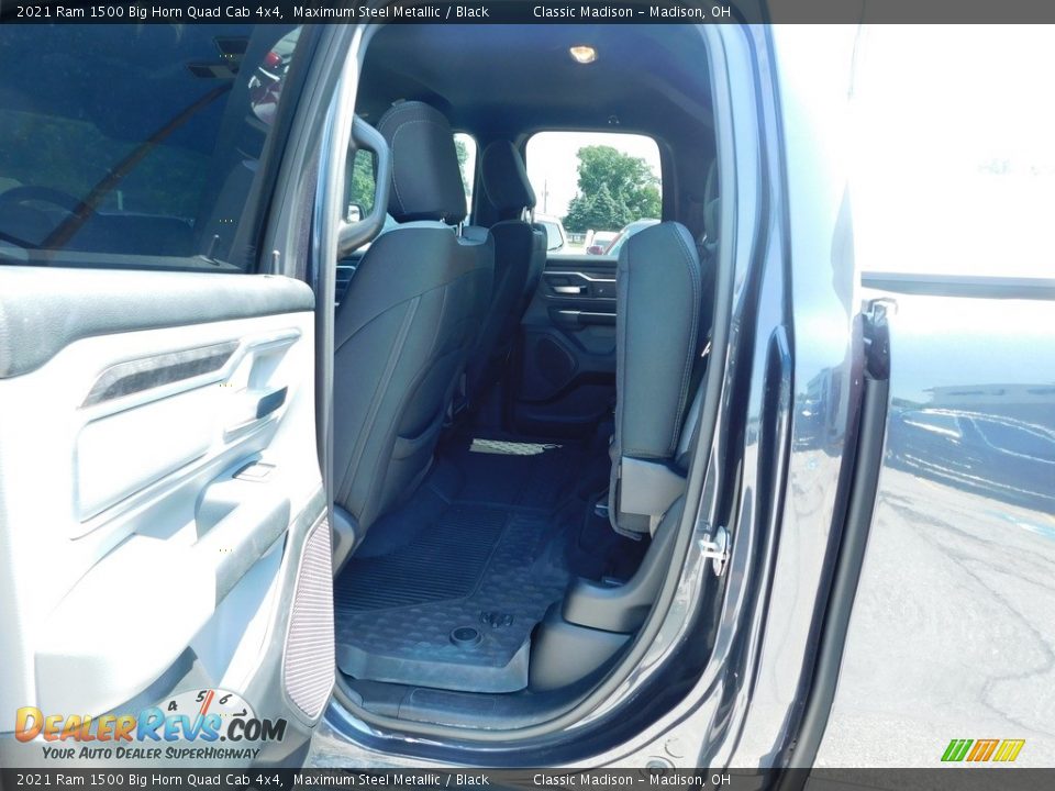 2021 Ram 1500 Big Horn Quad Cab 4x4 Maximum Steel Metallic / Black Photo #18