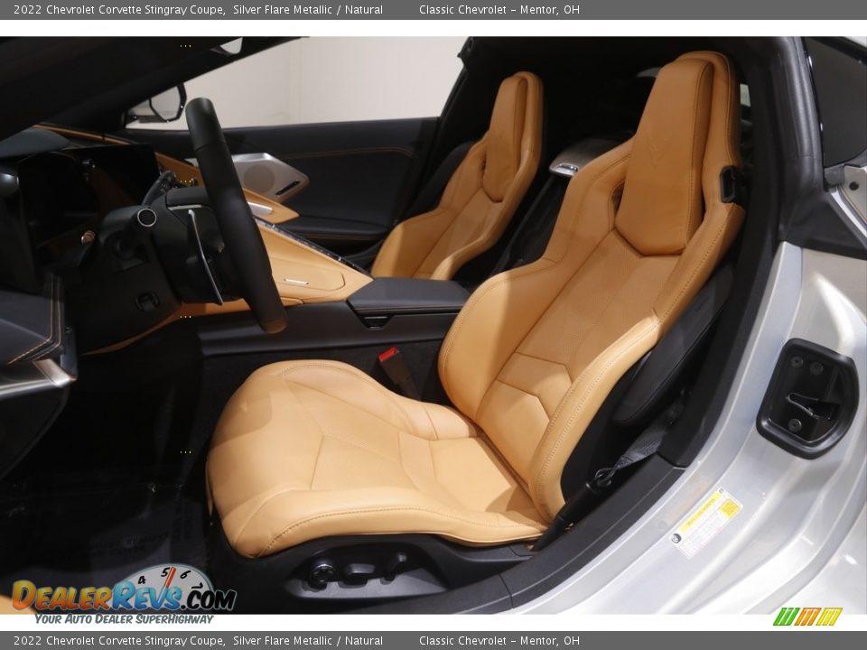 Natural Interior - 2022 Chevrolet Corvette Stingray Coupe Photo #6