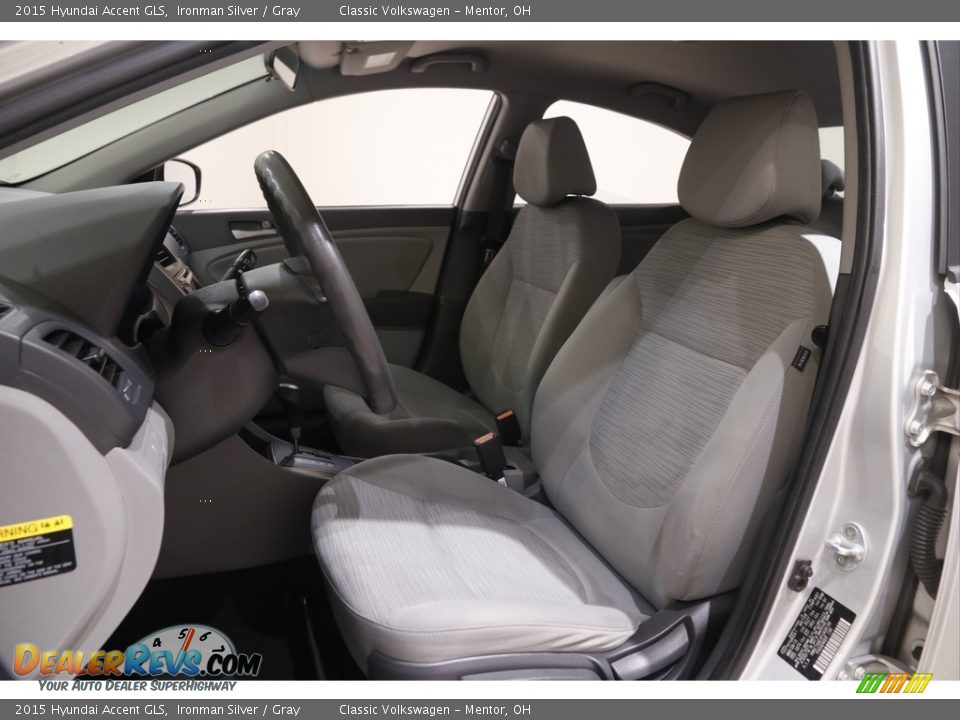Front Seat of 2015 Hyundai Accent GLS Photo #5