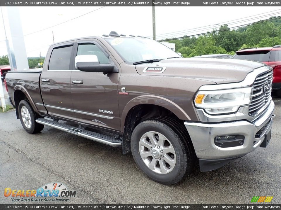 Front 3/4 View of 2020 Ram 3500 Laramie Crew Cab 4x4 Photo #8