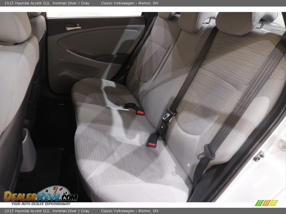 2015 Hyundai Accent GLS Ironman Silver / Gray Photo #14