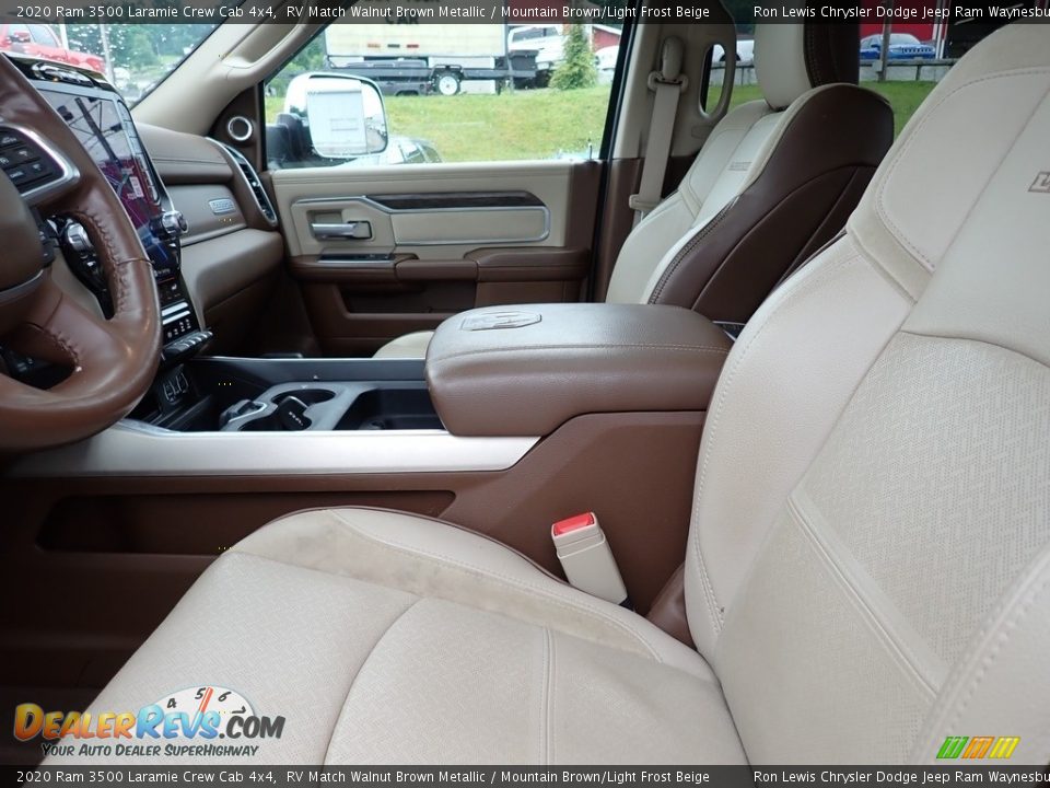 2020 Ram 3500 Laramie Crew Cab 4x4 RV Match Walnut Brown Metallic / Mountain Brown/Light Frost Beige Photo #11