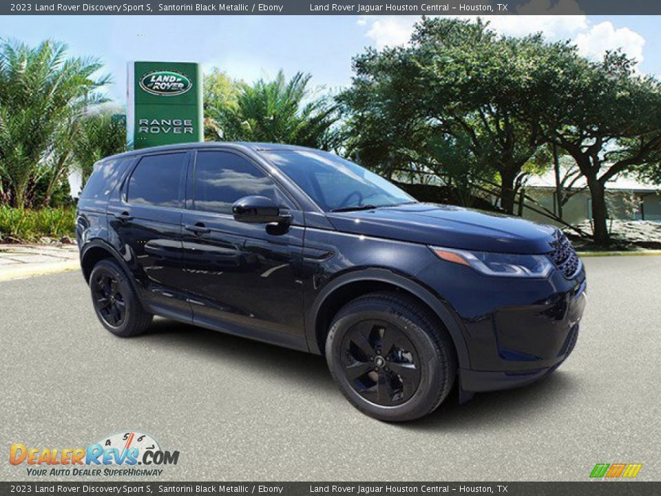 Santorini Black Metallic 2023 Land Rover Discovery Sport S Photo #12