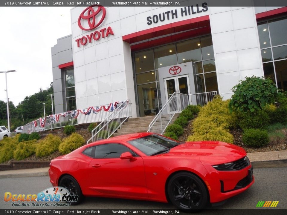 2019 Chevrolet Camaro LT Coupe Red Hot / Jet Black Photo #2