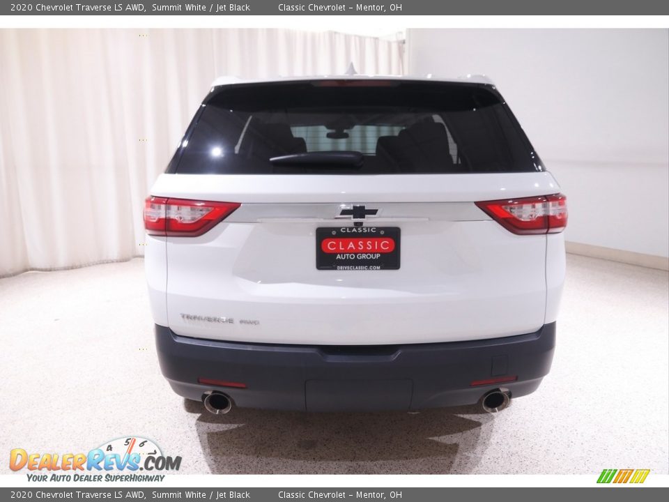 2020 Chevrolet Traverse LS AWD Summit White / Jet Black Photo #19