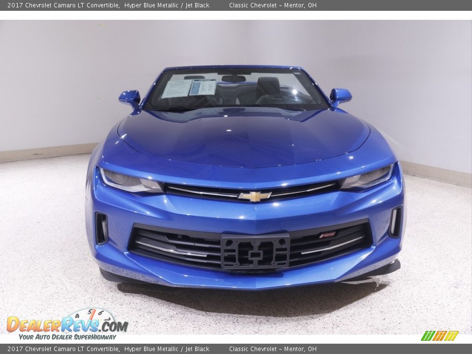 2017 Chevrolet Camaro LT Convertible Hyper Blue Metallic / Jet Black Photo #3