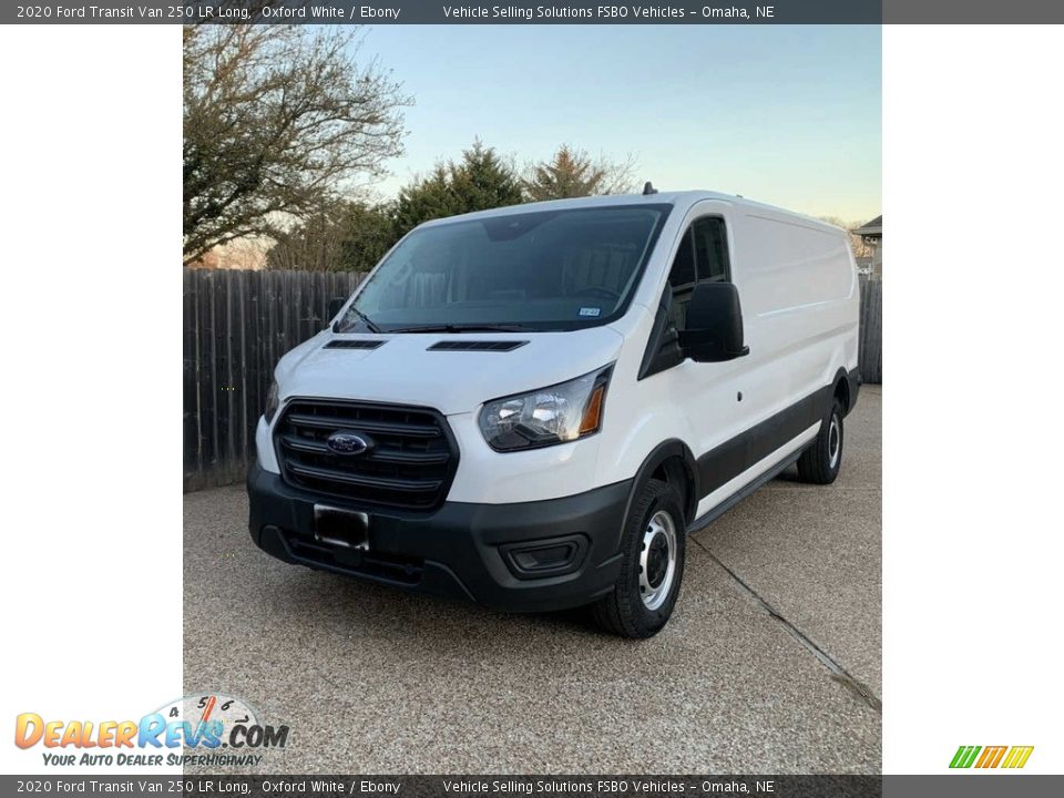 2020 Ford Transit Van 250 LR Long Oxford White / Ebony Photo #10