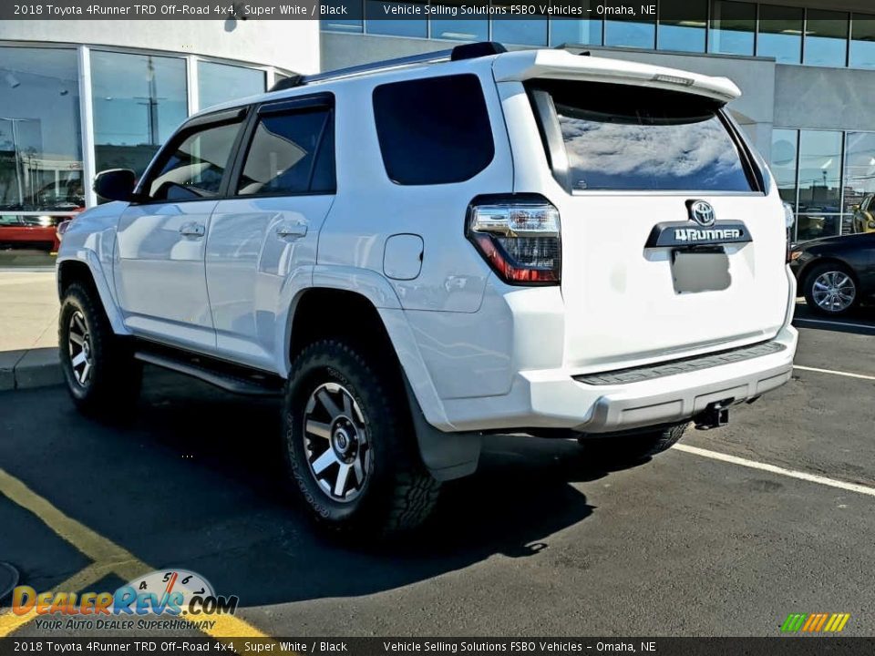 2018 Toyota 4Runner TRD Off-Road 4x4 Super White / Black Photo #3