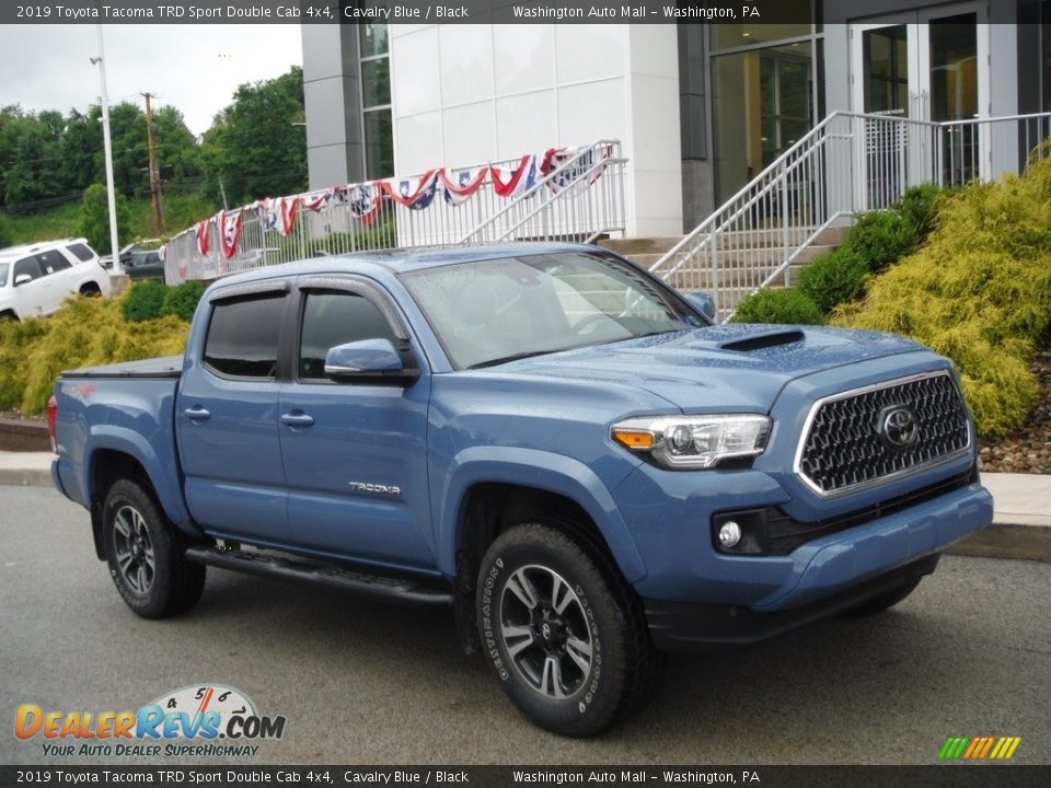 2019 Toyota Tacoma TRD Sport Double Cab 4x4 Cavalry Blue / Black Photo #1