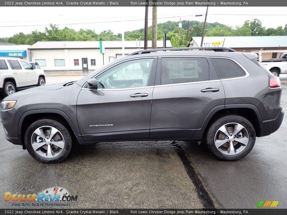 2022 Jeep Cherokee Limited 4x4 Granite Crystal Metallic / Black Photo #2