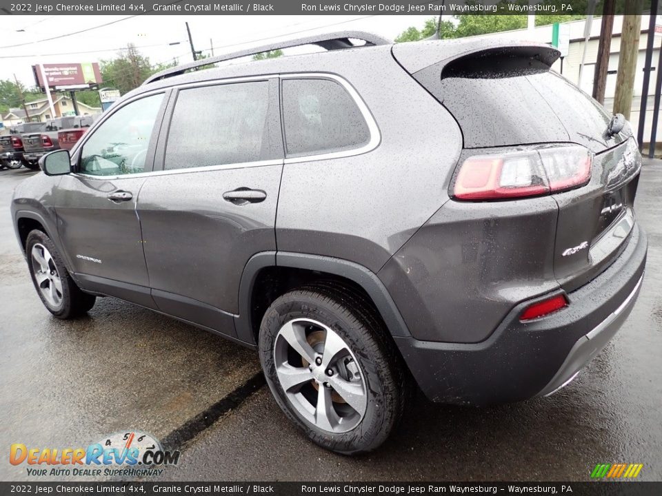 2022 Jeep Cherokee Limited 4x4 Granite Crystal Metallic / Black Photo #3