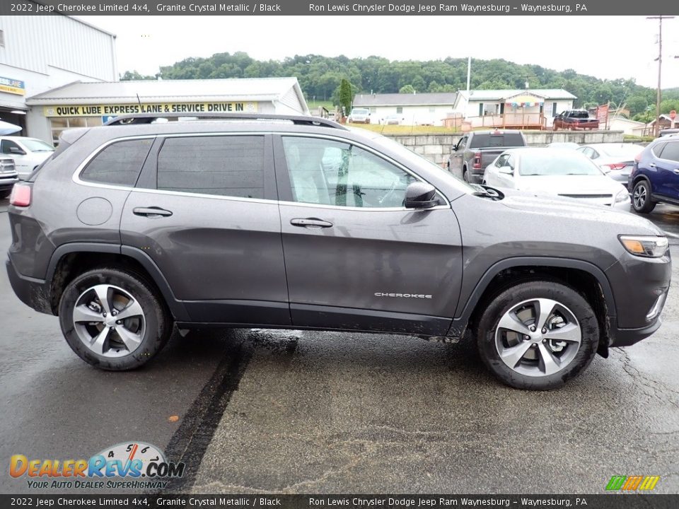 2022 Jeep Cherokee Limited 4x4 Granite Crystal Metallic / Black Photo #7