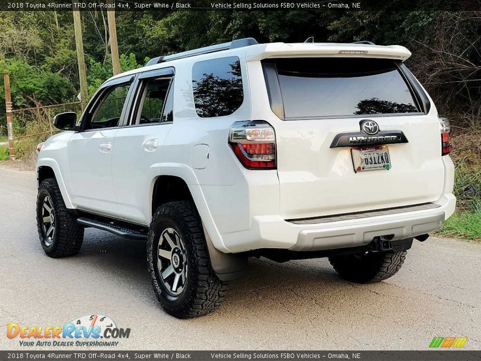 2018 Toyota 4Runner TRD Off-Road 4x4 Super White / Black Photo #15