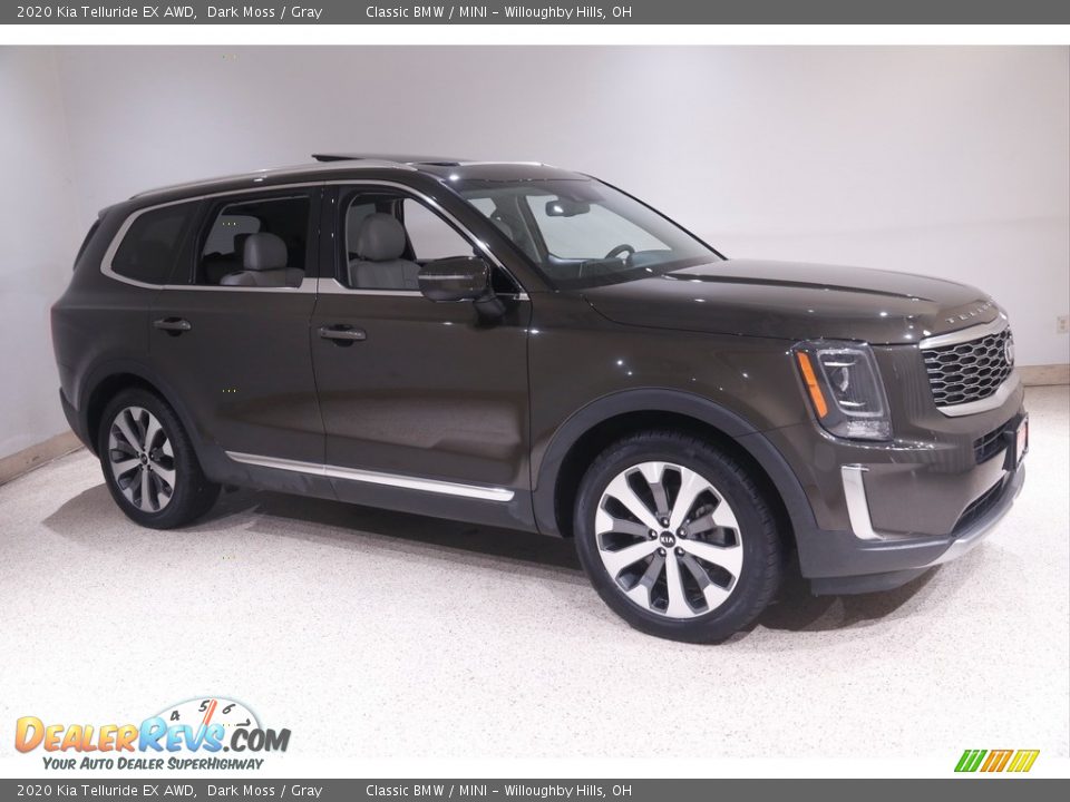 2020 Kia Telluride EX AWD Dark Moss / Gray Photo #1