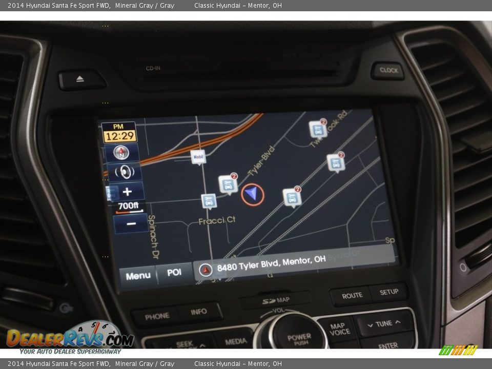 2014 Hyundai Santa Fe Sport FWD Mineral Gray / Gray Photo #12