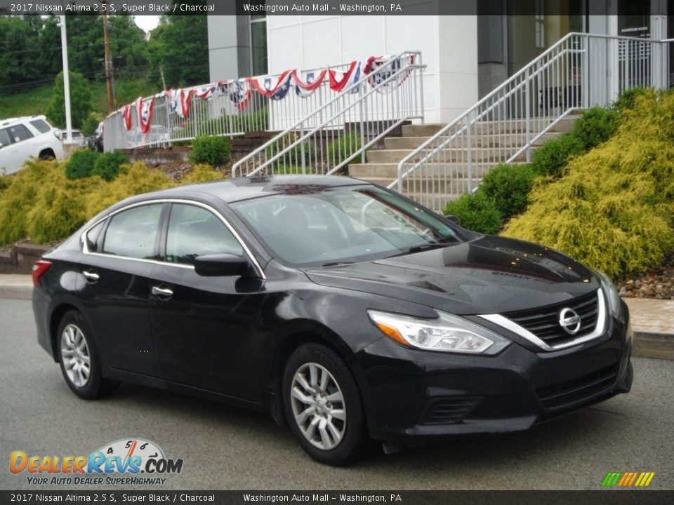 2017 Nissan Altima 2.5 S Super Black / Charcoal Photo #1