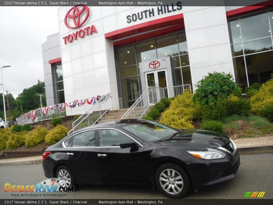 2017 Nissan Altima 2.5 S Super Black / Charcoal Photo #2