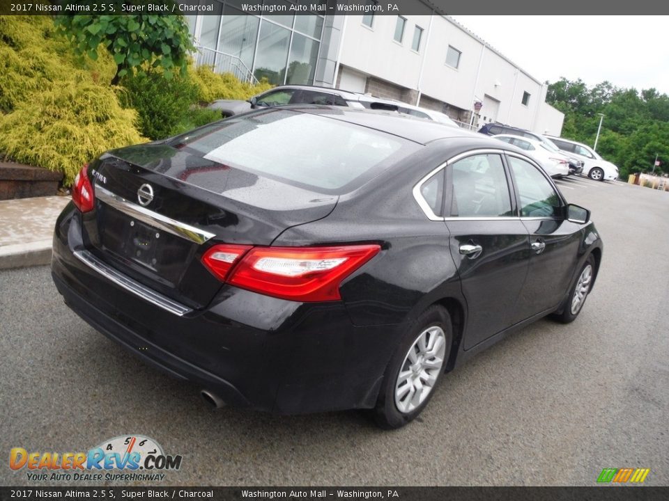 2017 Nissan Altima 2.5 S Super Black / Charcoal Photo #14