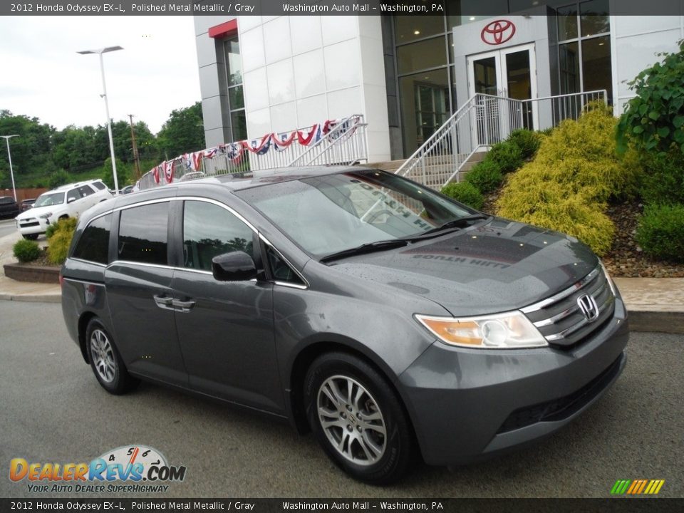 2012 Honda Odyssey EX-L Polished Metal Metallic / Gray Photo #1