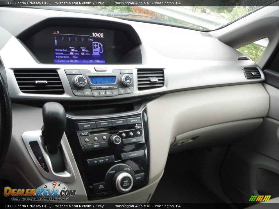 2012 Honda Odyssey EX-L Polished Metal Metallic / Gray Photo #4