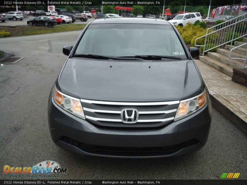 2012 Honda Odyssey EX-L Polished Metal Metallic / Gray Photo #12