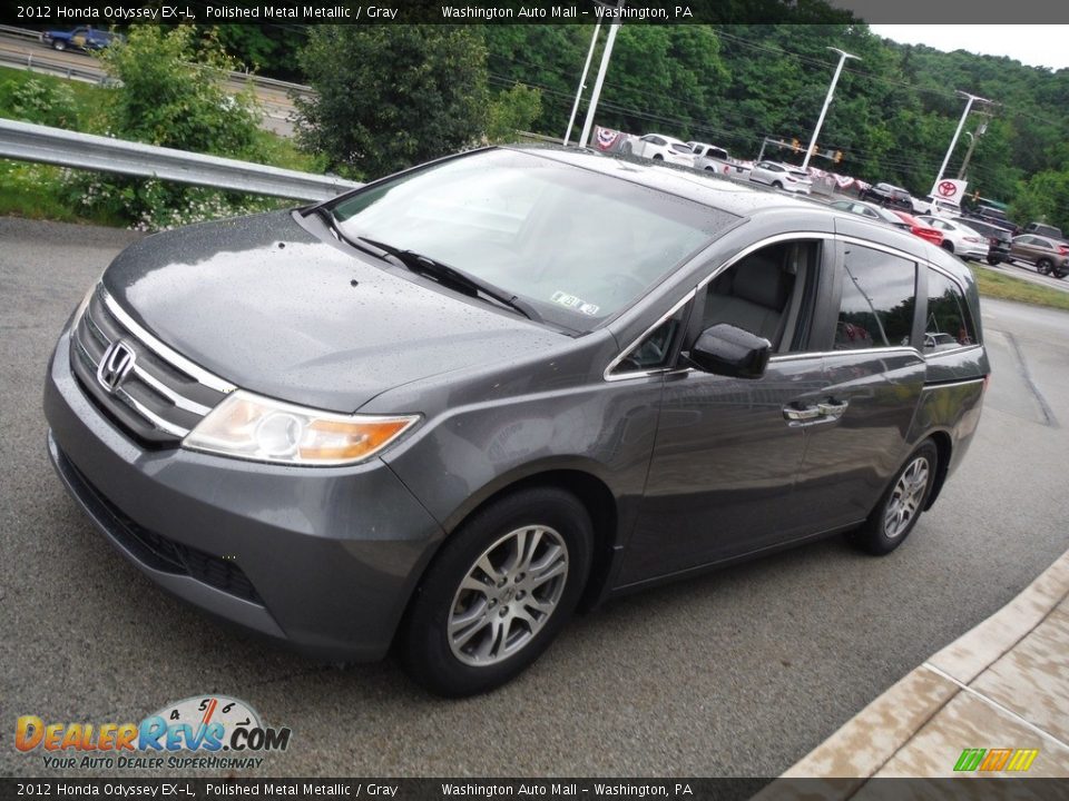 2012 Honda Odyssey EX-L Polished Metal Metallic / Gray Photo #13