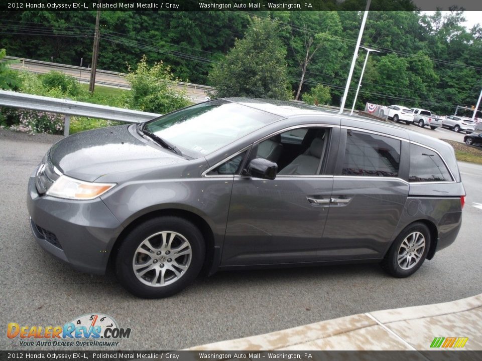 2012 Honda Odyssey EX-L Polished Metal Metallic / Gray Photo #14