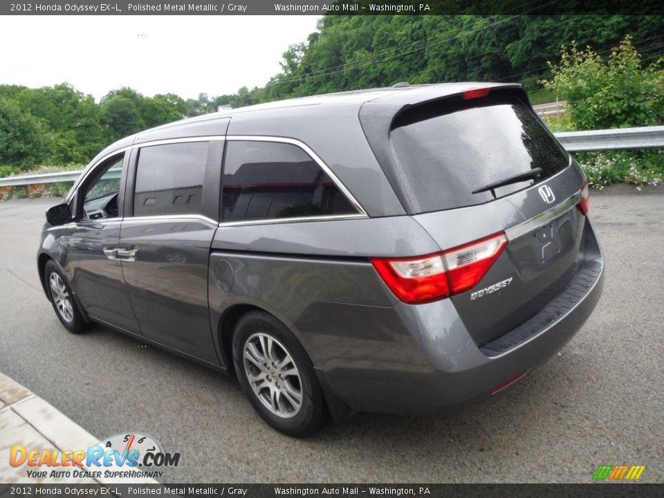 2012 Honda Odyssey EX-L Polished Metal Metallic / Gray Photo #15