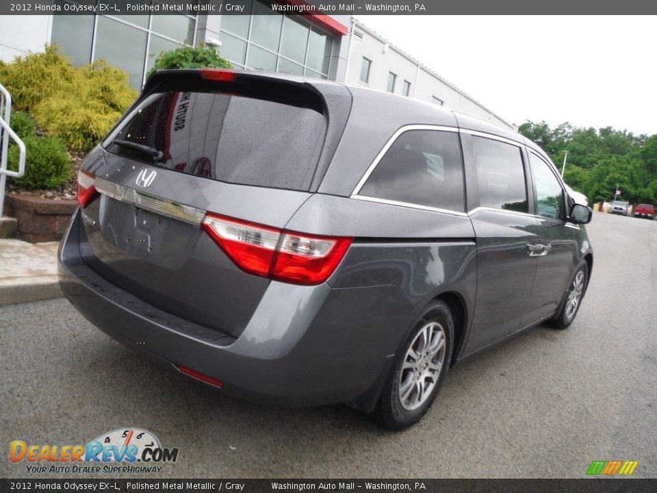 2012 Honda Odyssey EX-L Polished Metal Metallic / Gray Photo #17